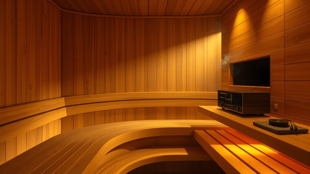 optimize sauna sound environment