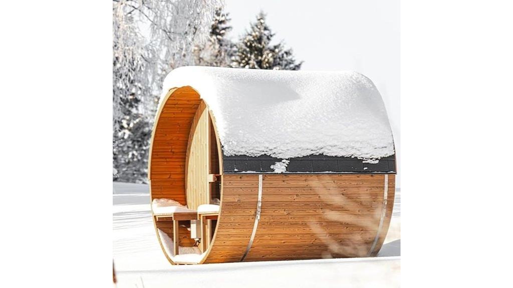 outdoor 4 person sauna