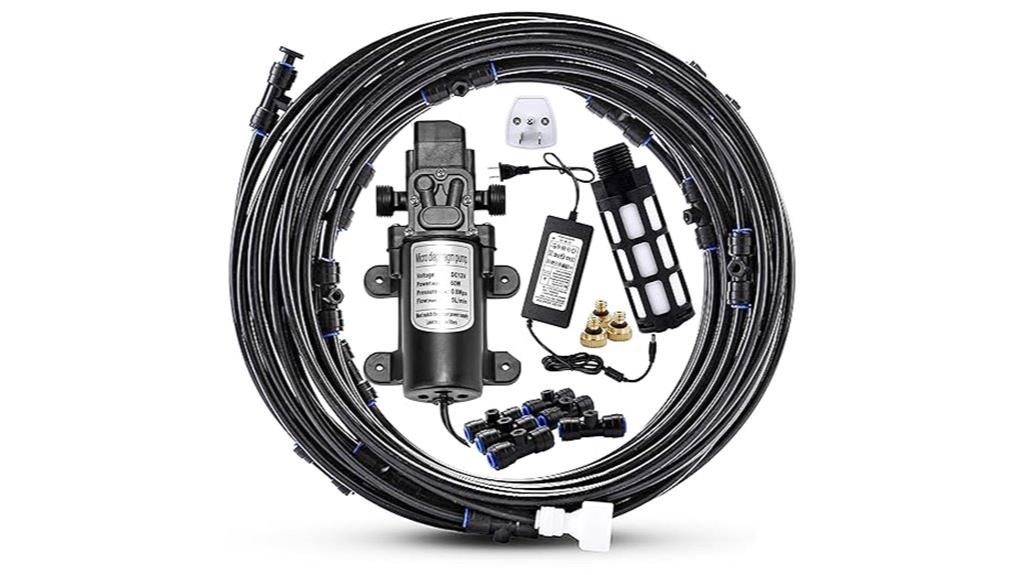outdoor misting cooling kit