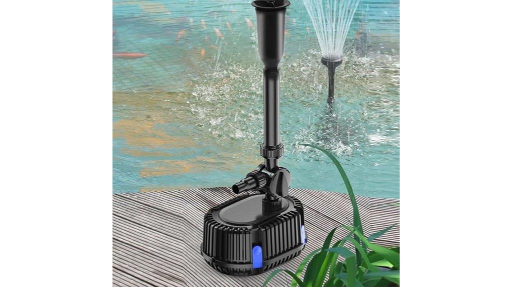 outdoor pond fountain kit