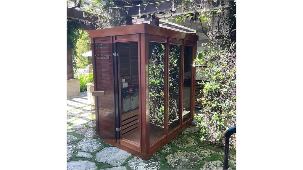 outdoor sauna for multiple