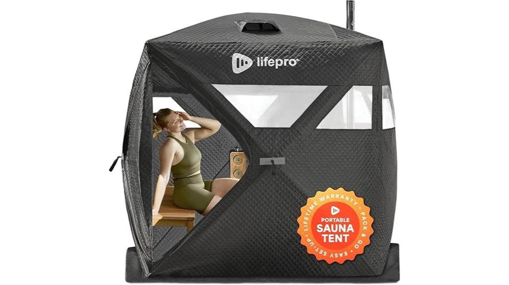 outdoor sauna tent shelter