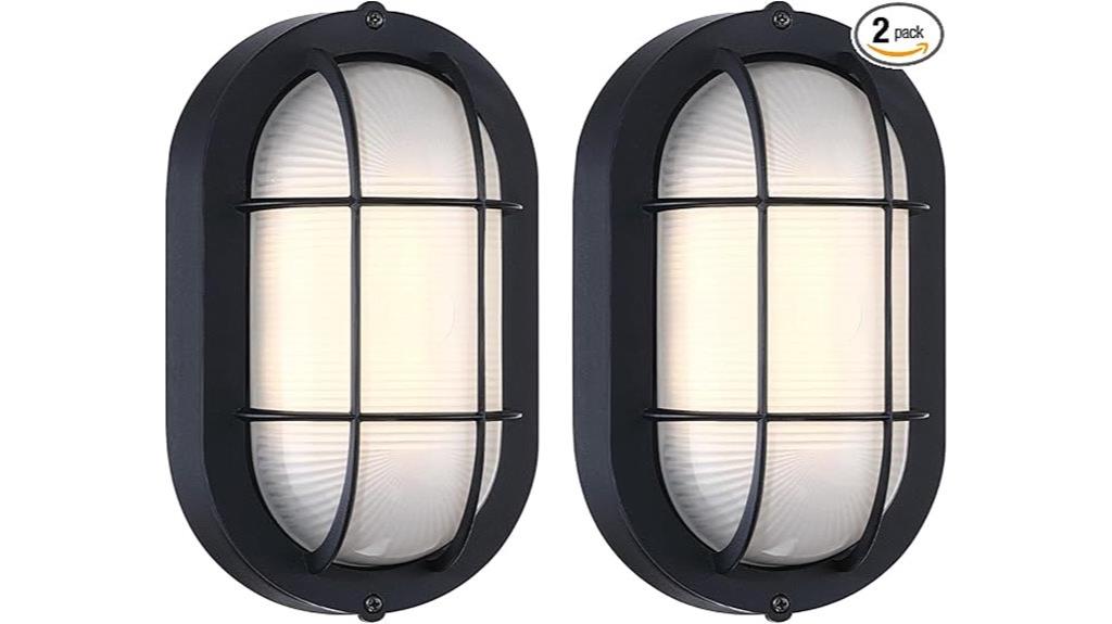 oval led outdoor lights