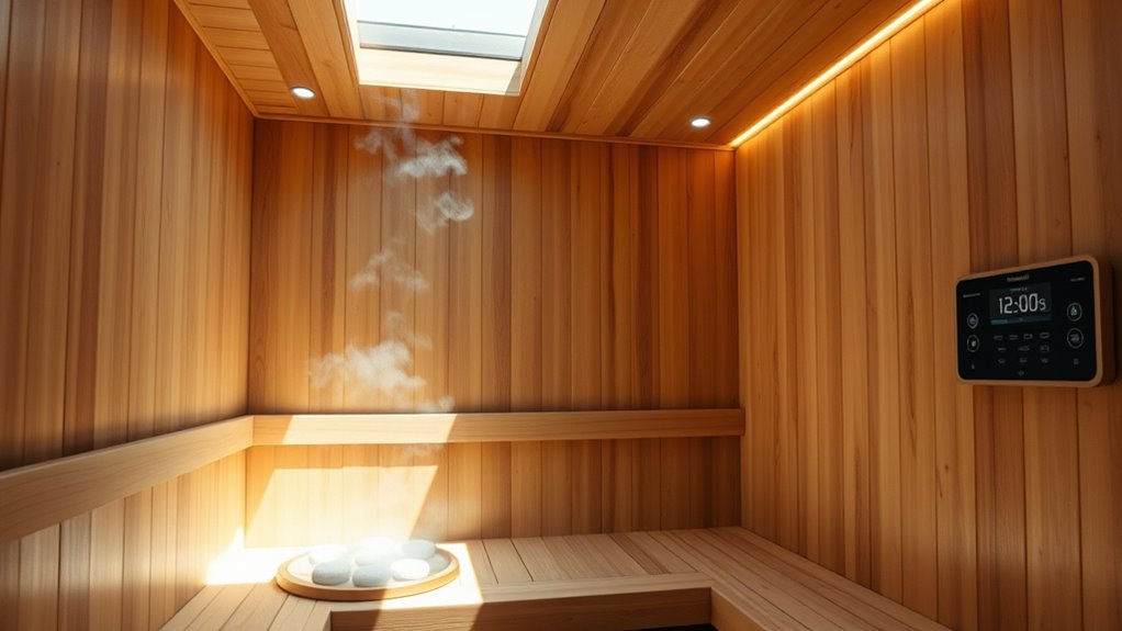 personalize sauna comfort adjustments