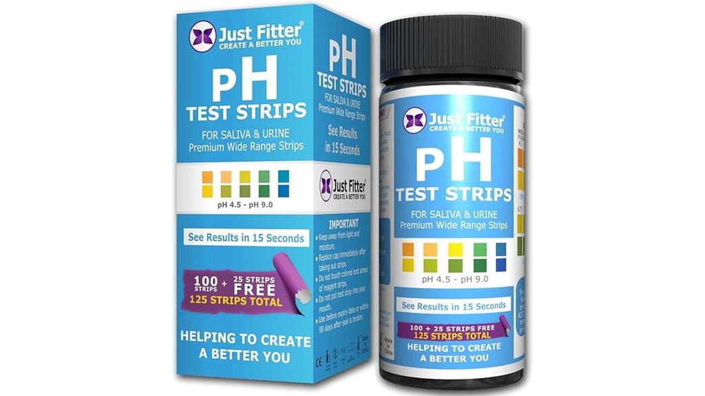 ph test strips for body