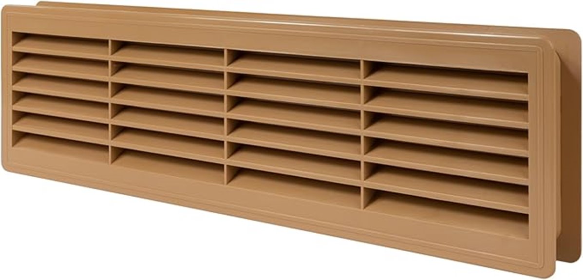 plastic wood colored vent