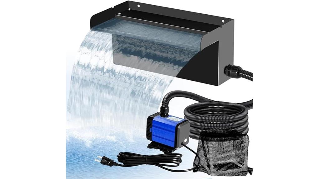 pond waterfall filter box
