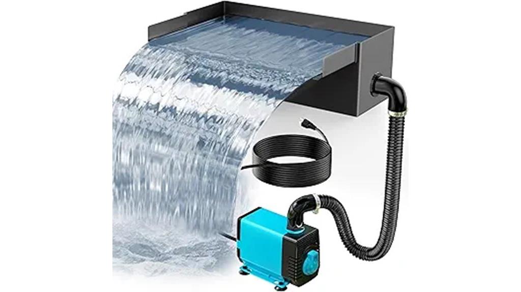 pond waterfall pump kit
