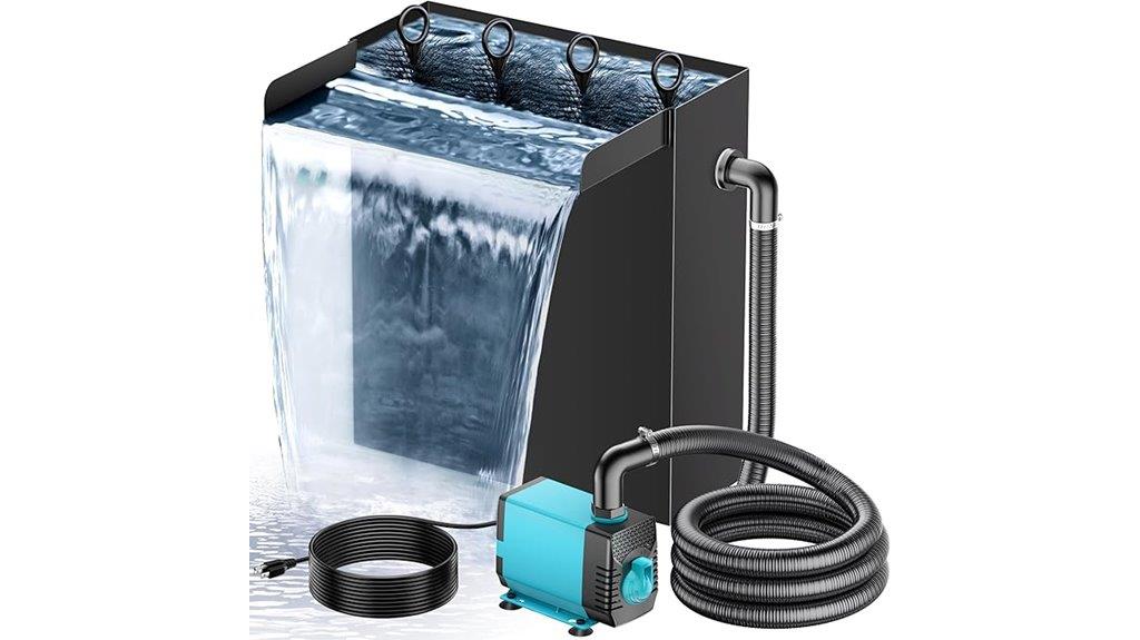 pond waterfall spillway kit