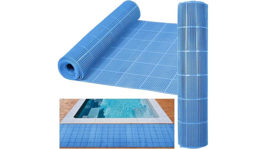pool drainage floor mats