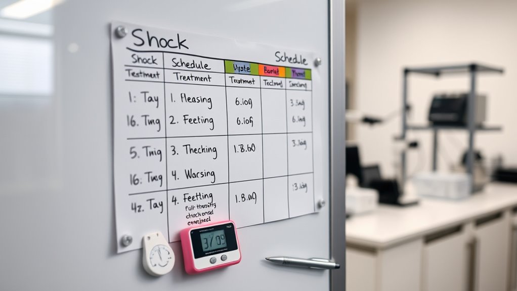 pool shock scheduling essentials