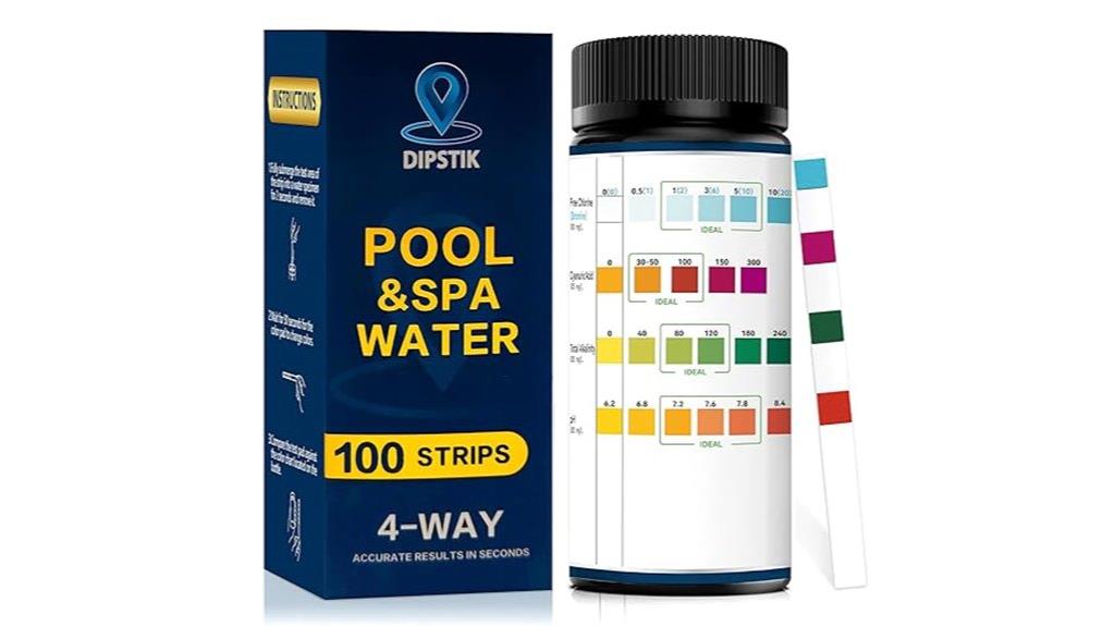 pool water testing strips
