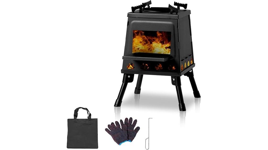 portable cast iron stove