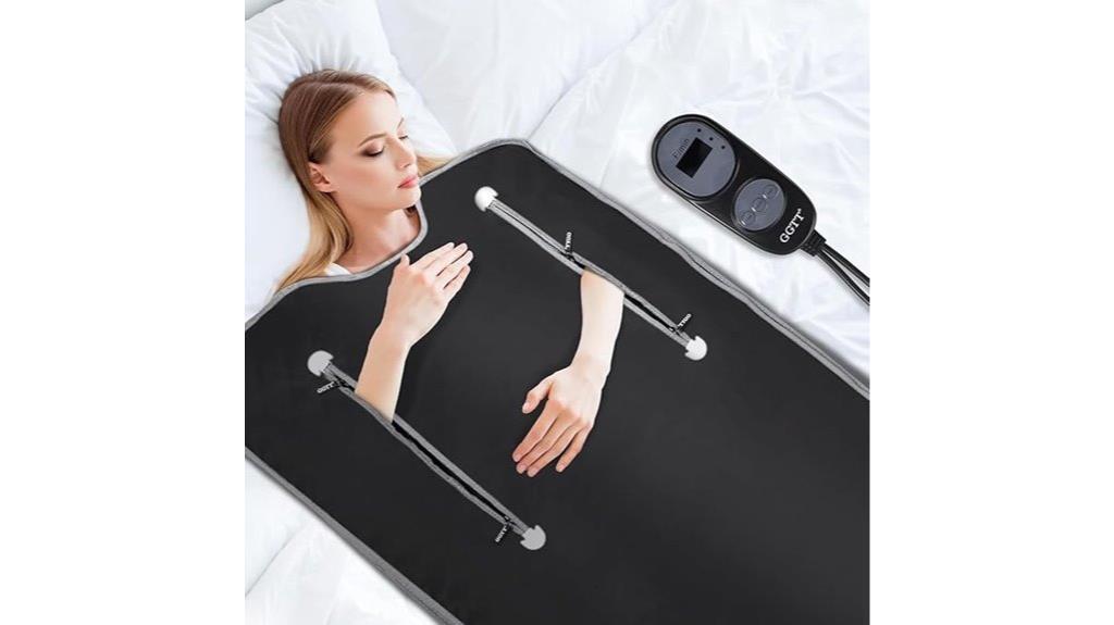 portable infrared sauna blanket