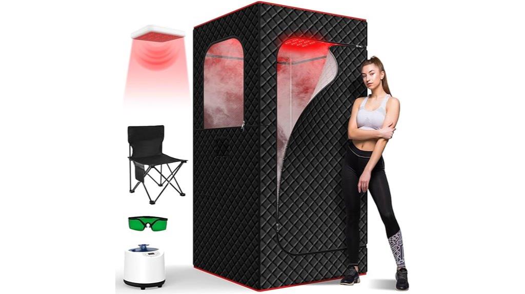 portable infrared sauna tent