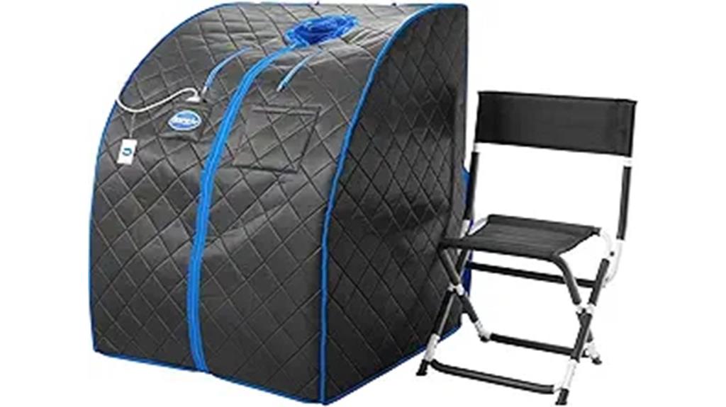 portable infrared sauna with remote