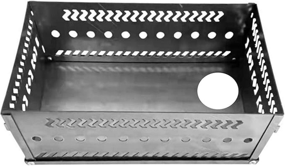 portable sauna rock basket