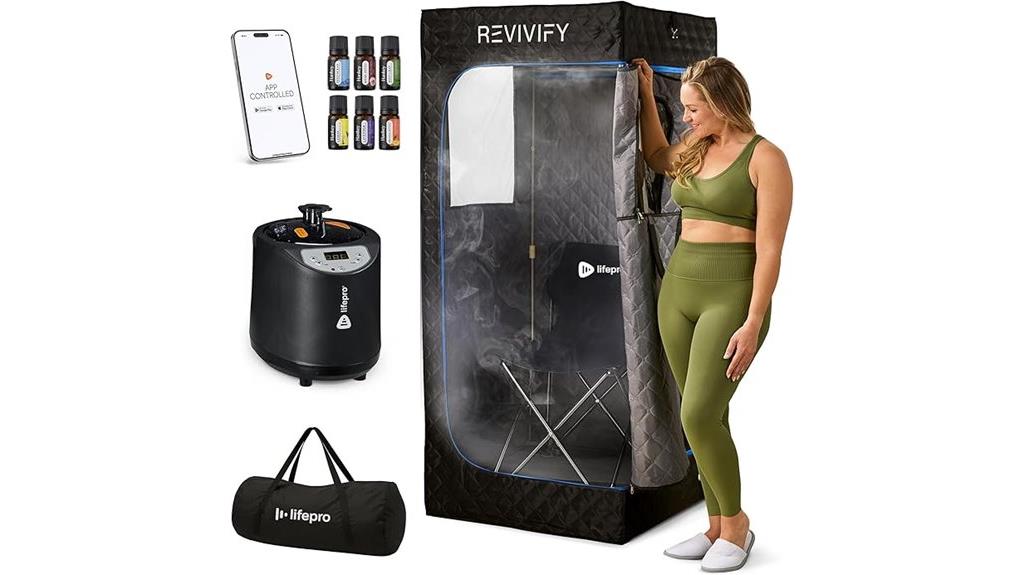 portable sauna therapy device