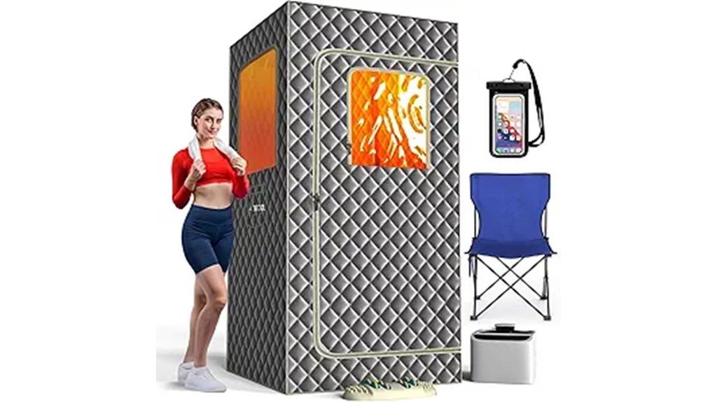 portable sauna with 2 6l 1000w