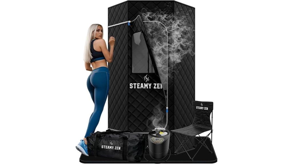 portable sauna with accessories