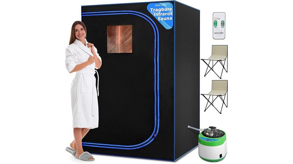portable two person sauna