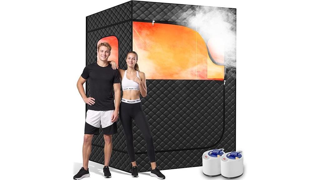 portable two person sauna