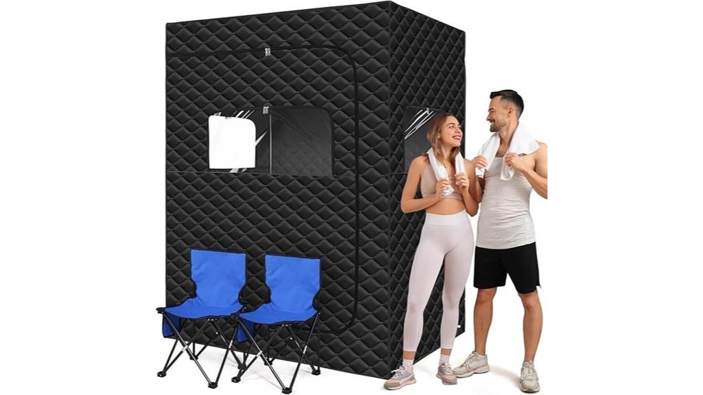portable two person steam sauna