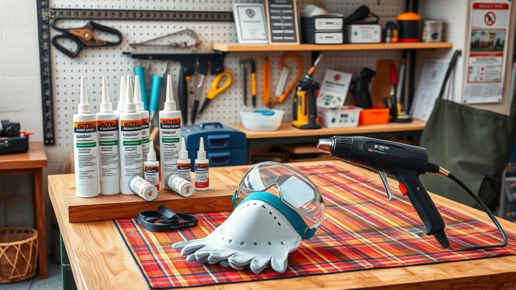 prepare tools and safety gear