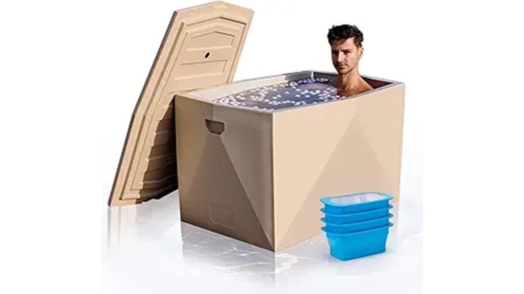 professional athlete cold plunge