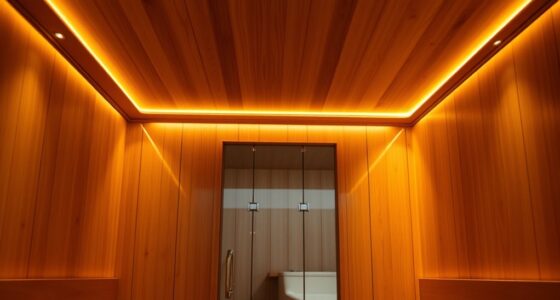 proper sauna lighting selection