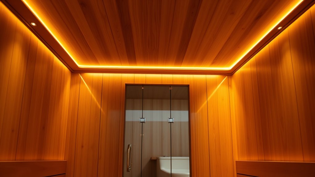 proper sauna lighting selection