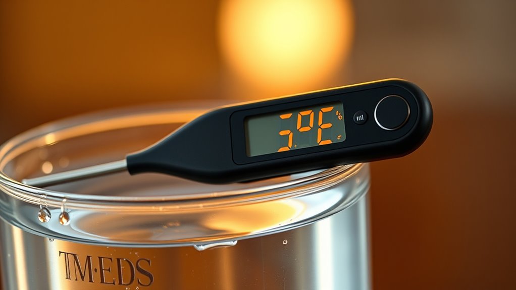 proper thermometer placement calibration