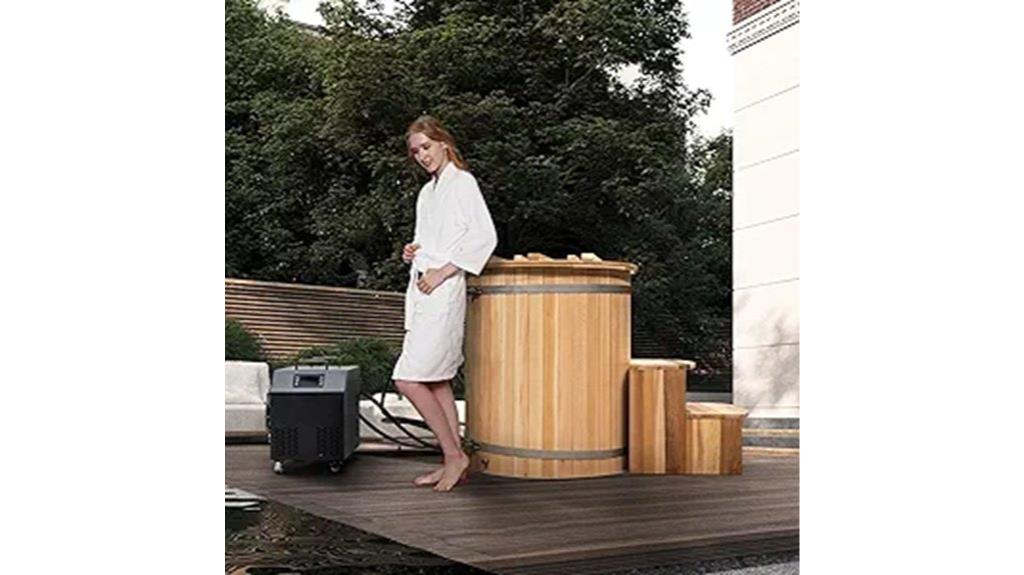 red cedar cold plunge