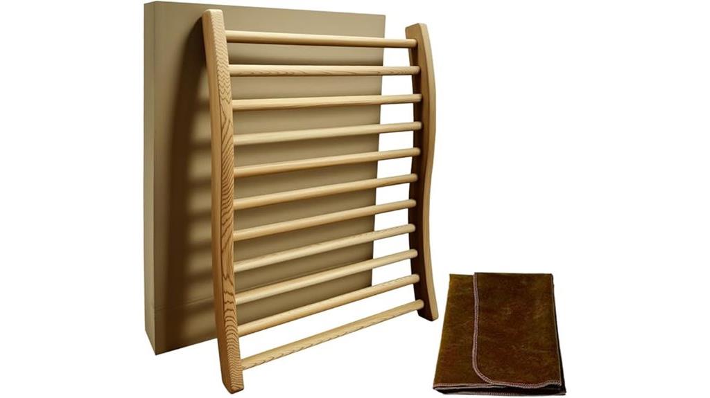 red cedar sauna backrest