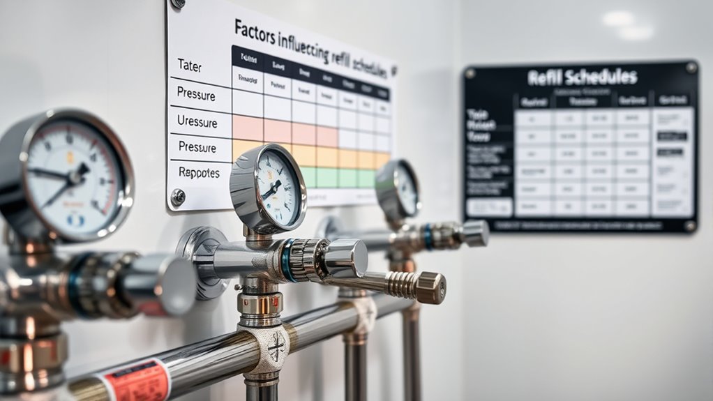 refill frequency influencing factors