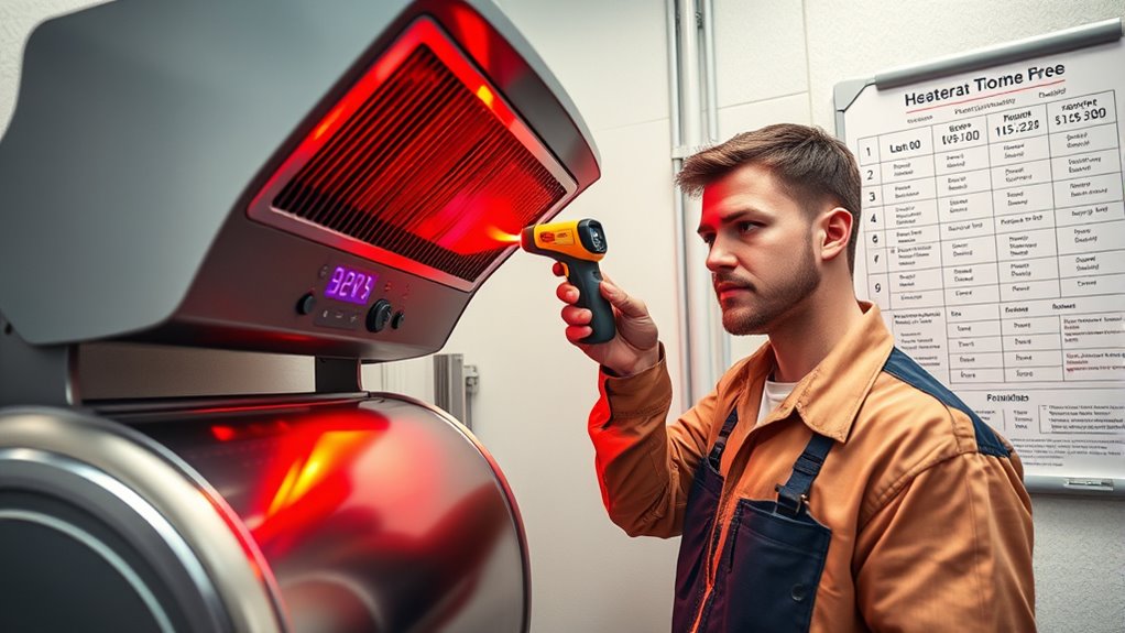 regular heater maintenance checks