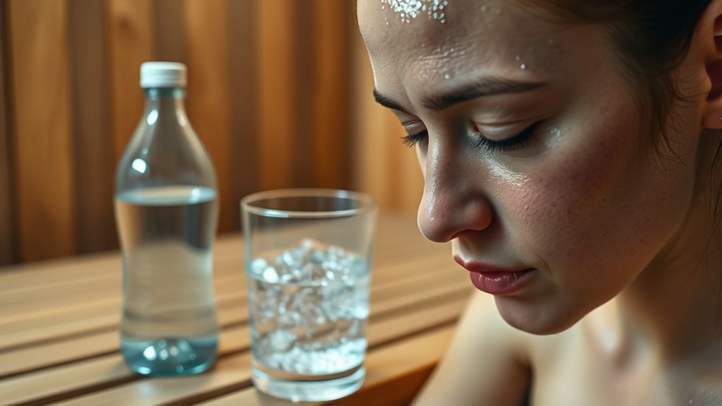 rehydrate quickly after sauna