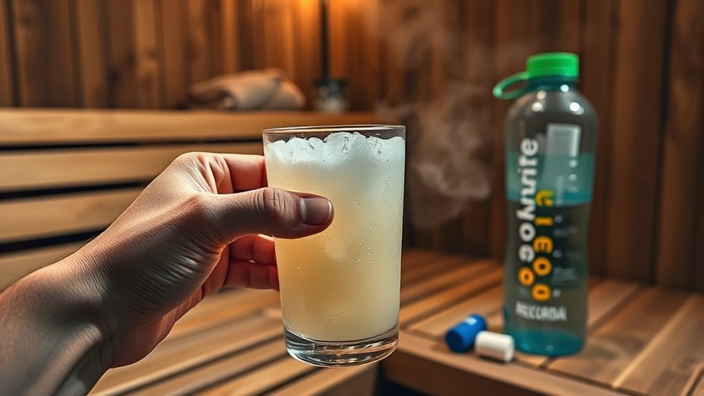 replace electrolytes after sauna