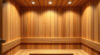 safe sauna wood finishes