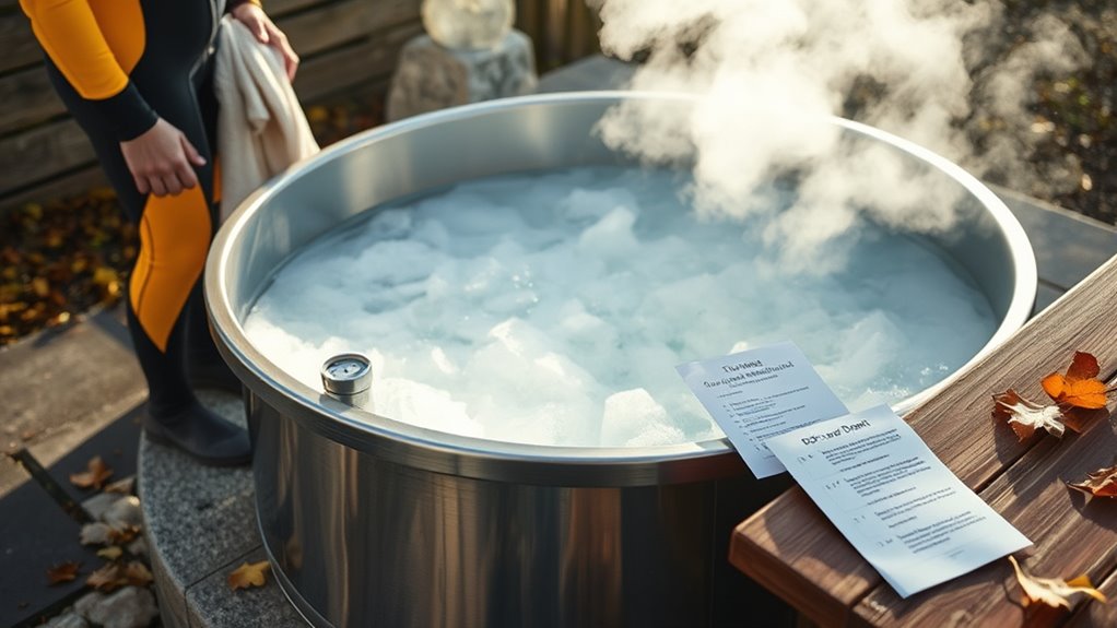 safety tips for cold plunges