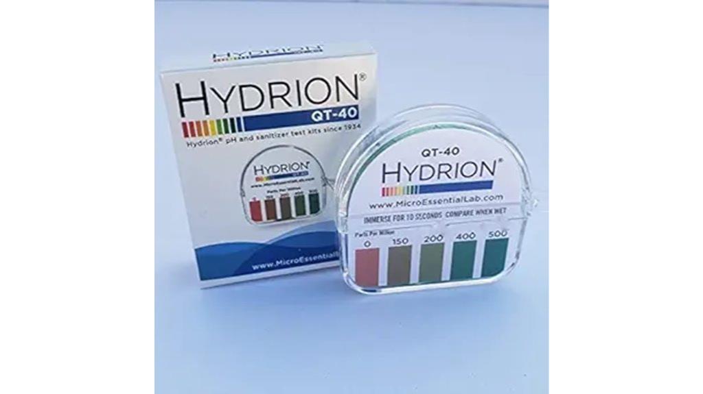 sanitizer test tape roll