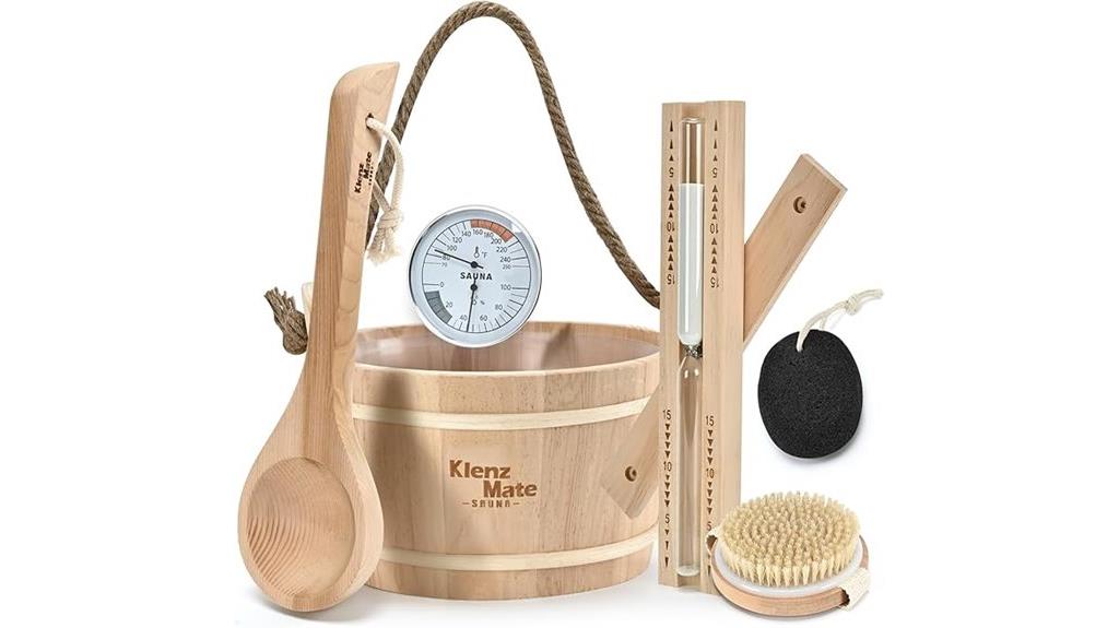 sauna accessories kit includes