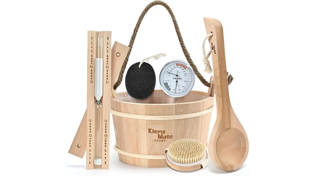 sauna accessories kit set