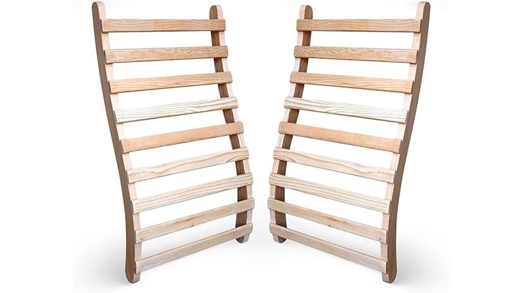 sauna backrest set two