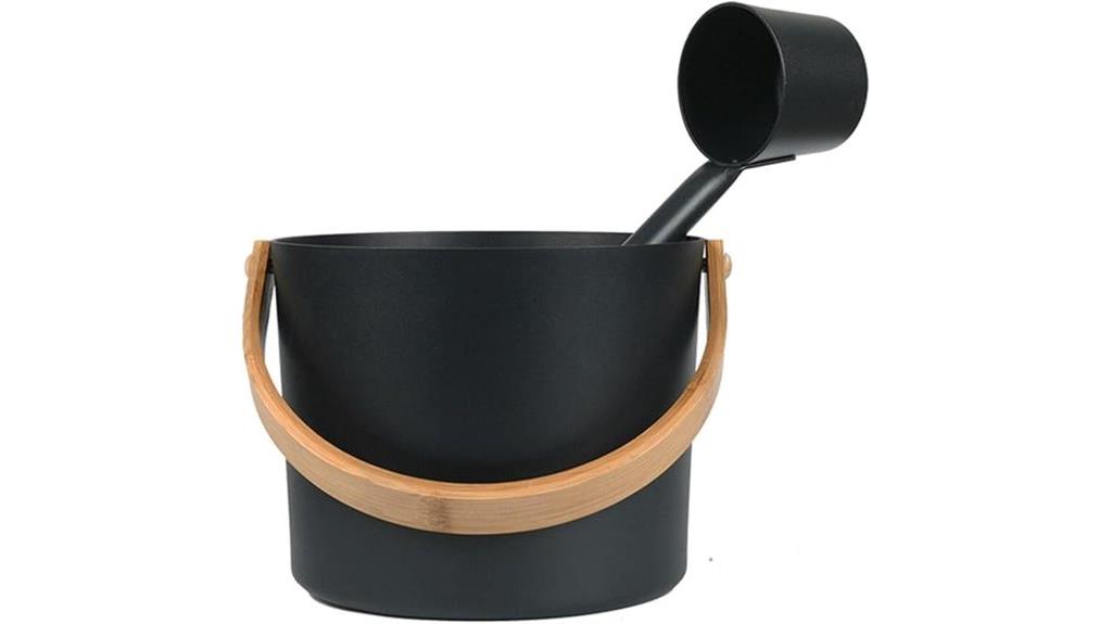 sauna bucket with handle