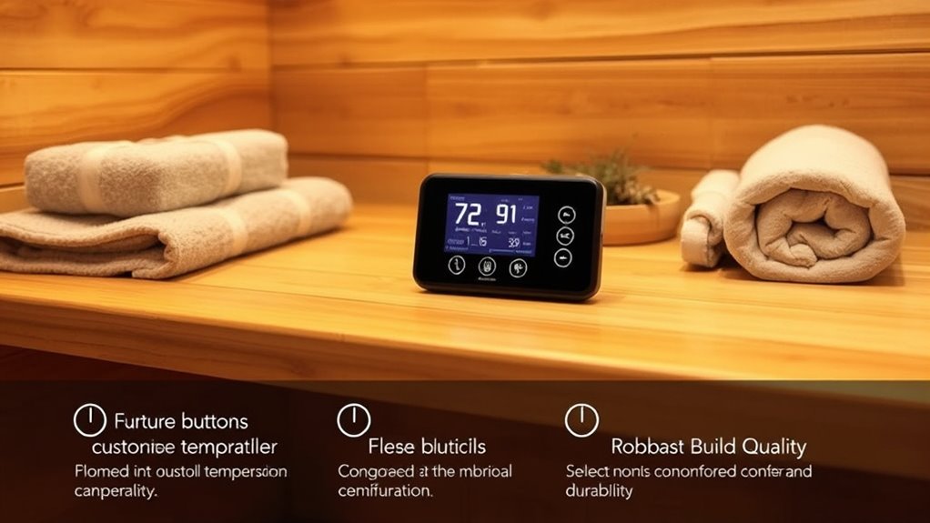 sauna control selection criteria