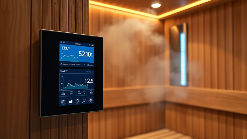 sauna controller compatibility and features