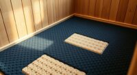 sauna corner floor mats