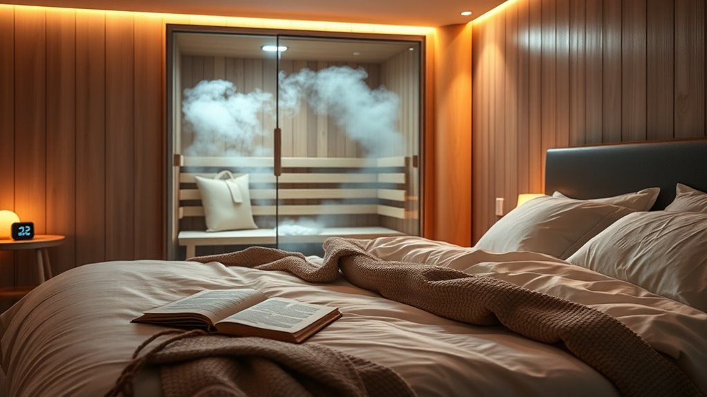sauna enhances sleep recovery