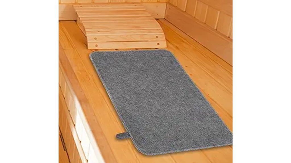 sauna felt cushion mat